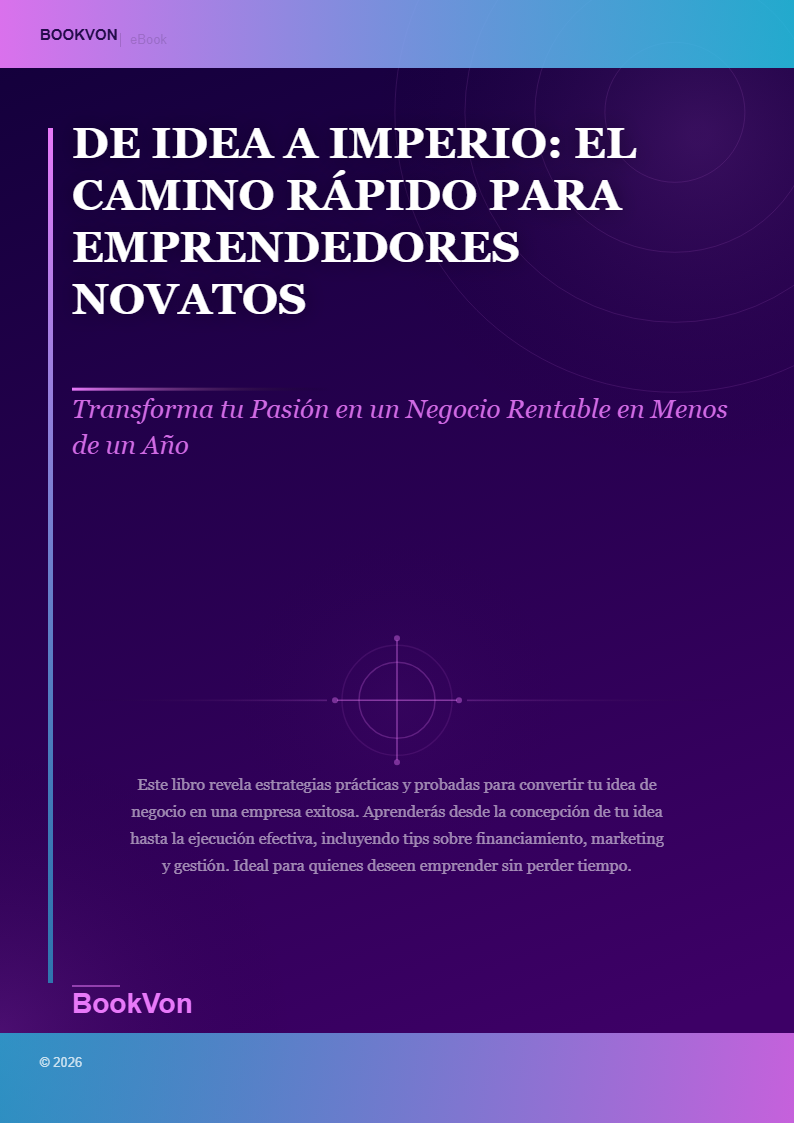 De Idea a Imperio: El Camino Rápido para Emprendedores Novatos
