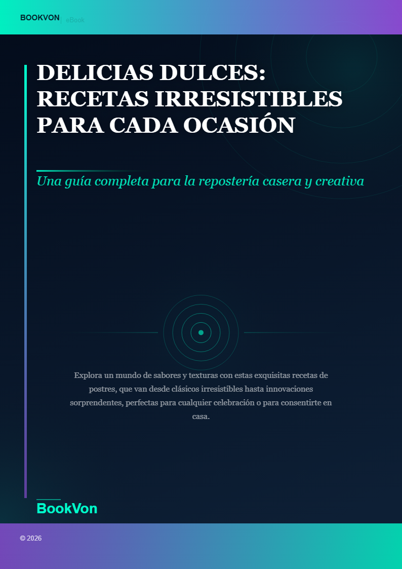 Delicias Dulces: Recetas Irresistibles para Cada Ocasión