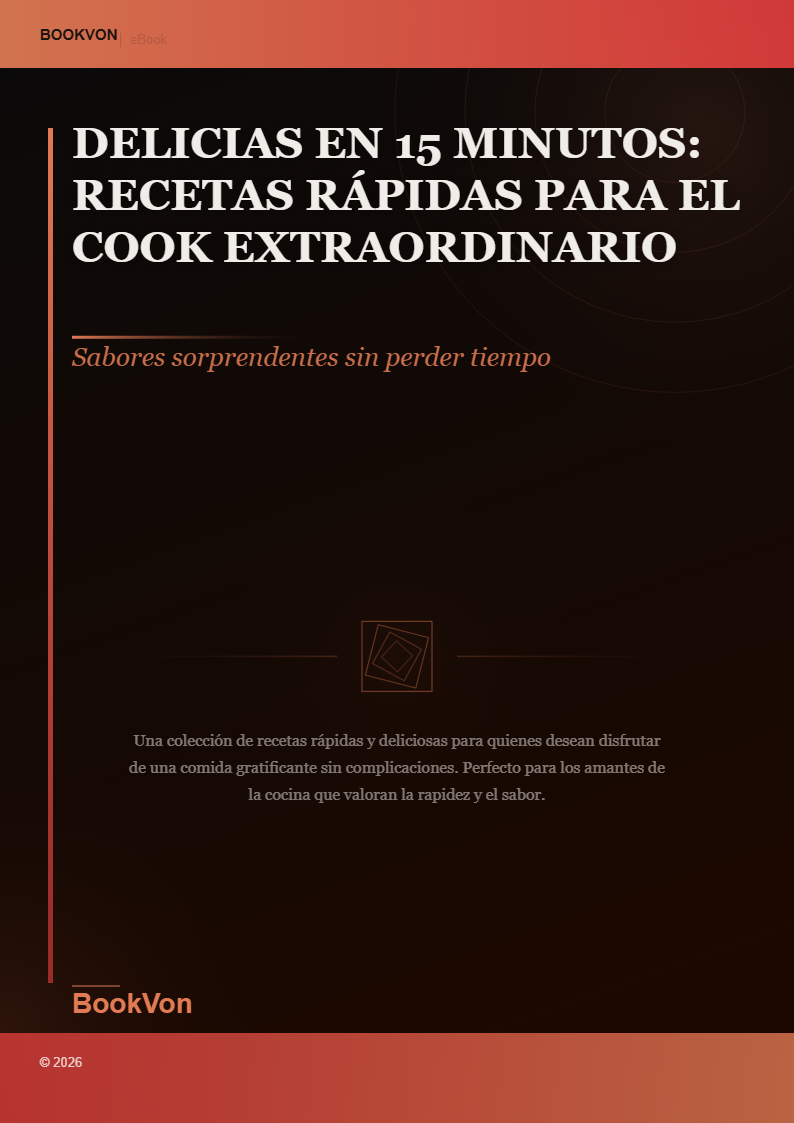 Delicias en 15 Minutos: Recetas Rápidas para el Cook Extraordinario