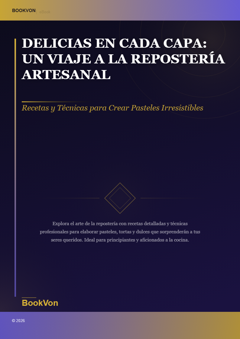 Delicias en Cada Capa: Un Viaje a la Repostería Artesanal