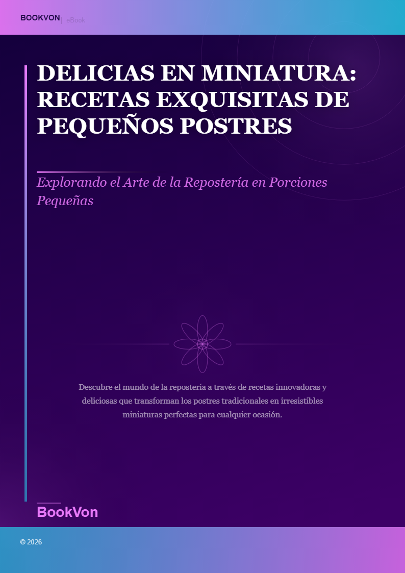 Delicias en Miniatura: Recetas Exquisitas de Pequeños Postres