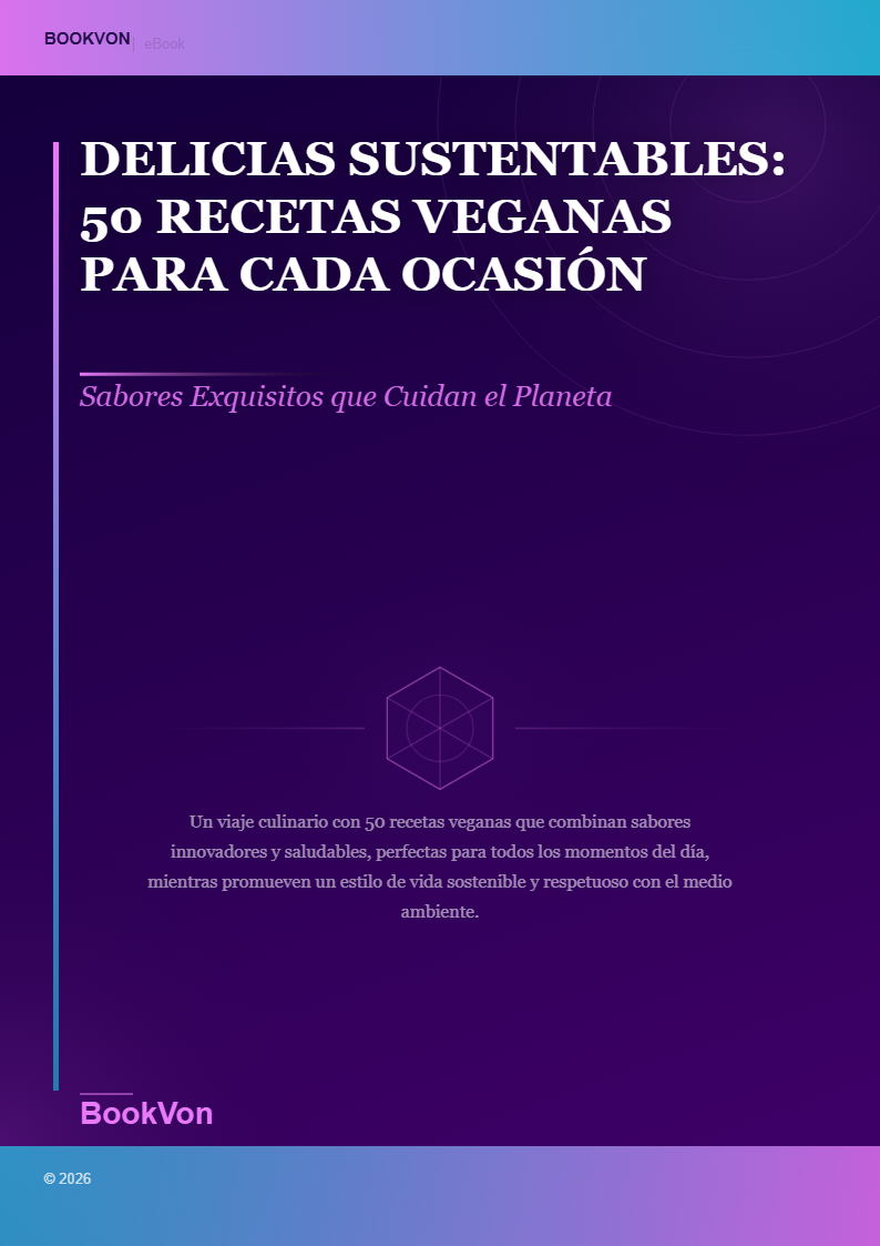 Delicias Sustentables: 50 Recetas Veganas para Cada Ocasión