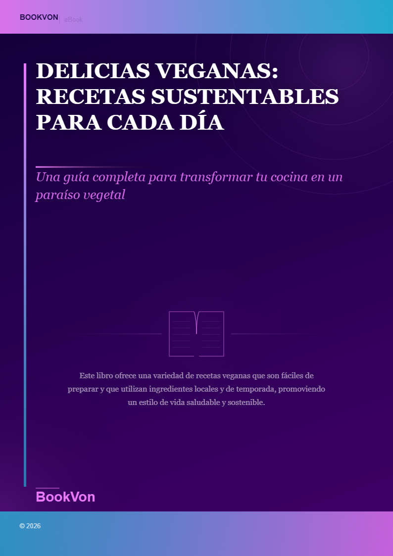 Delicias Veganas: Recetas Sustentables para Cada Día