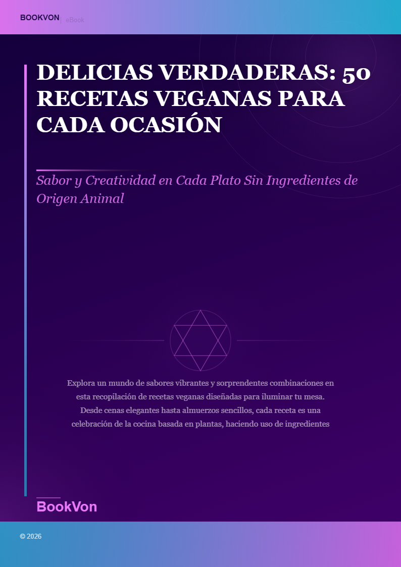 Delicias Verdaderas: 50 Recetas Veganas para Cada Ocasión
