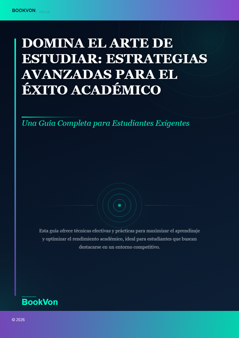Domina el Arte de Estudiar: Estrategias Avanzadas para el Éxito Académico