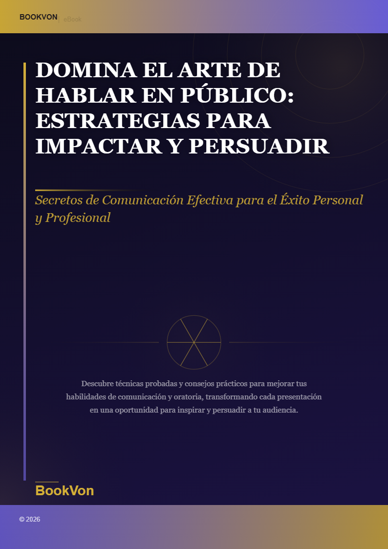 Domina el Arte de Hablar en Público: Estrategias Para Impactar y Persuadir