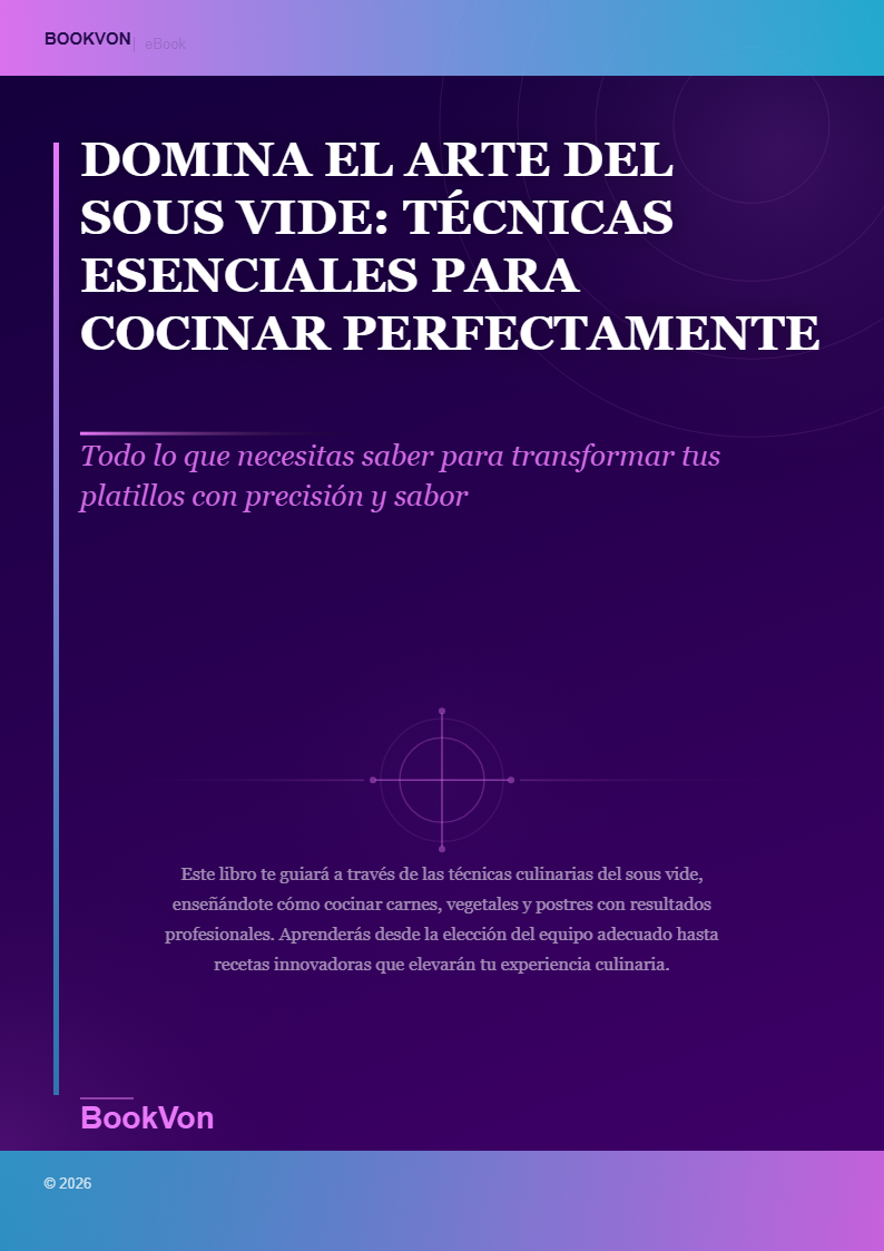 Domina el Arte del Sous Vide: Técnicas Esenciales para Cocinar Perfectamente