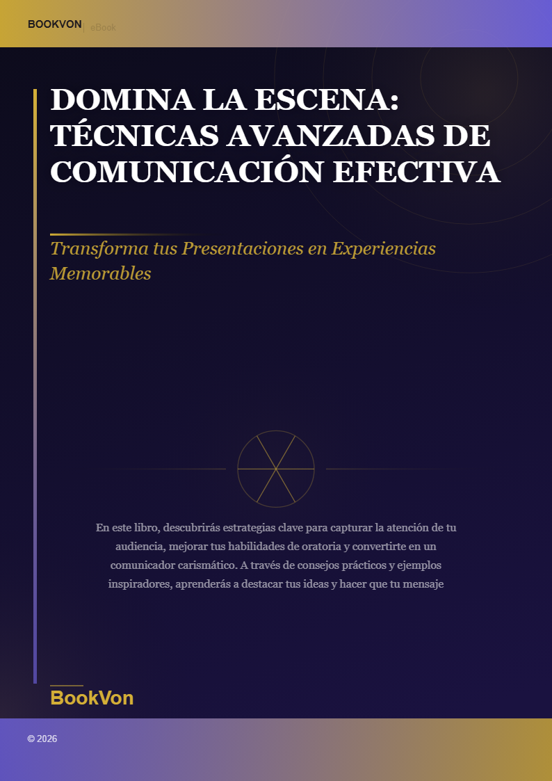 Domina la Escena: Técnicas Avanzadas de Comunicación Efectiva