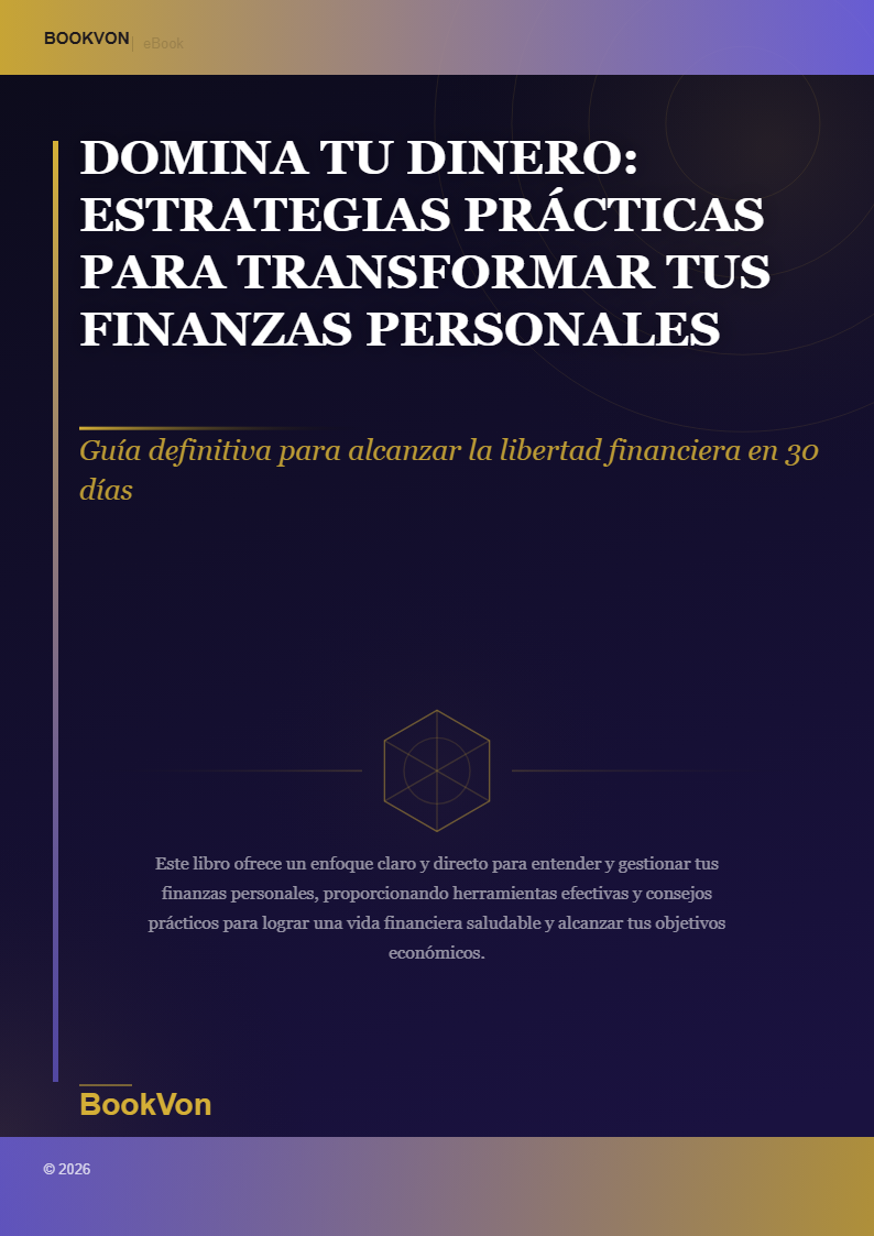 Domina Tu Dinero: Estrategias Prácticas para Transformar tus Finanzas Personales