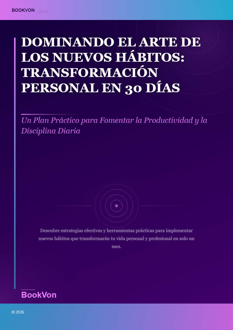 Dominando el Arte de los Nuevos Hábitos: Transformación Personal en 30 Días
