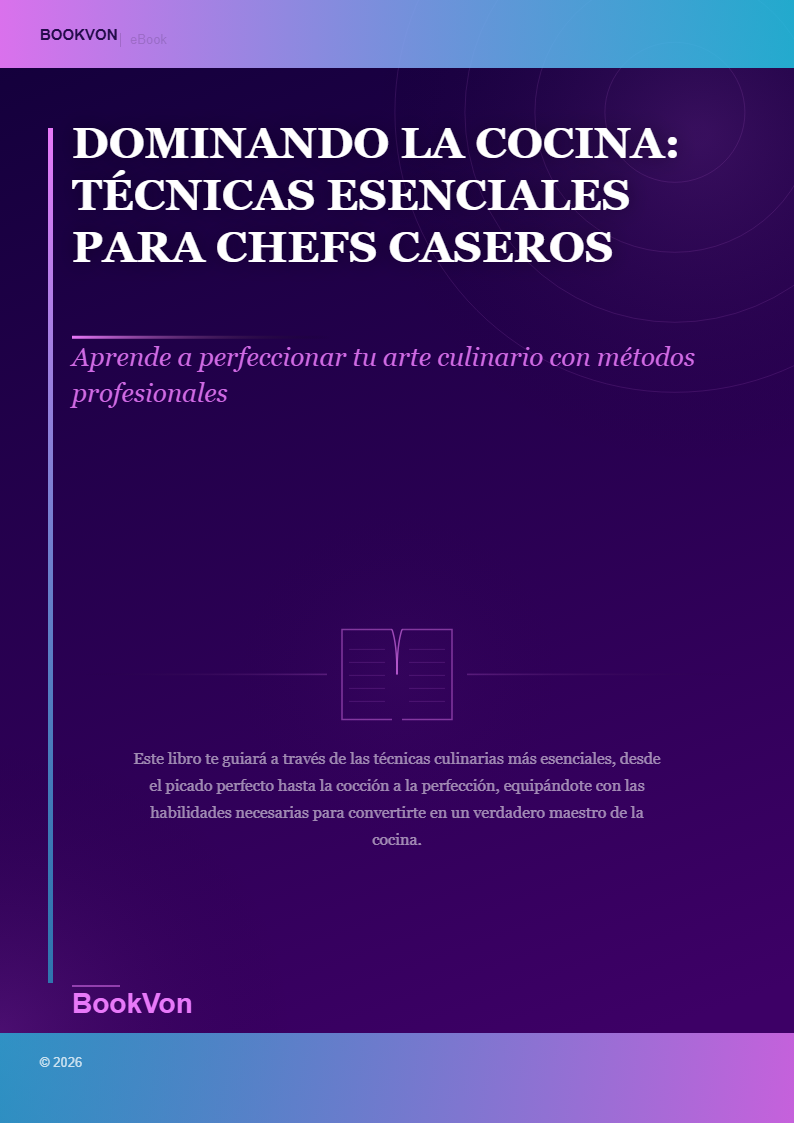 Dominando la Cocina: Técnicas Esenciales para Chefs Caseros