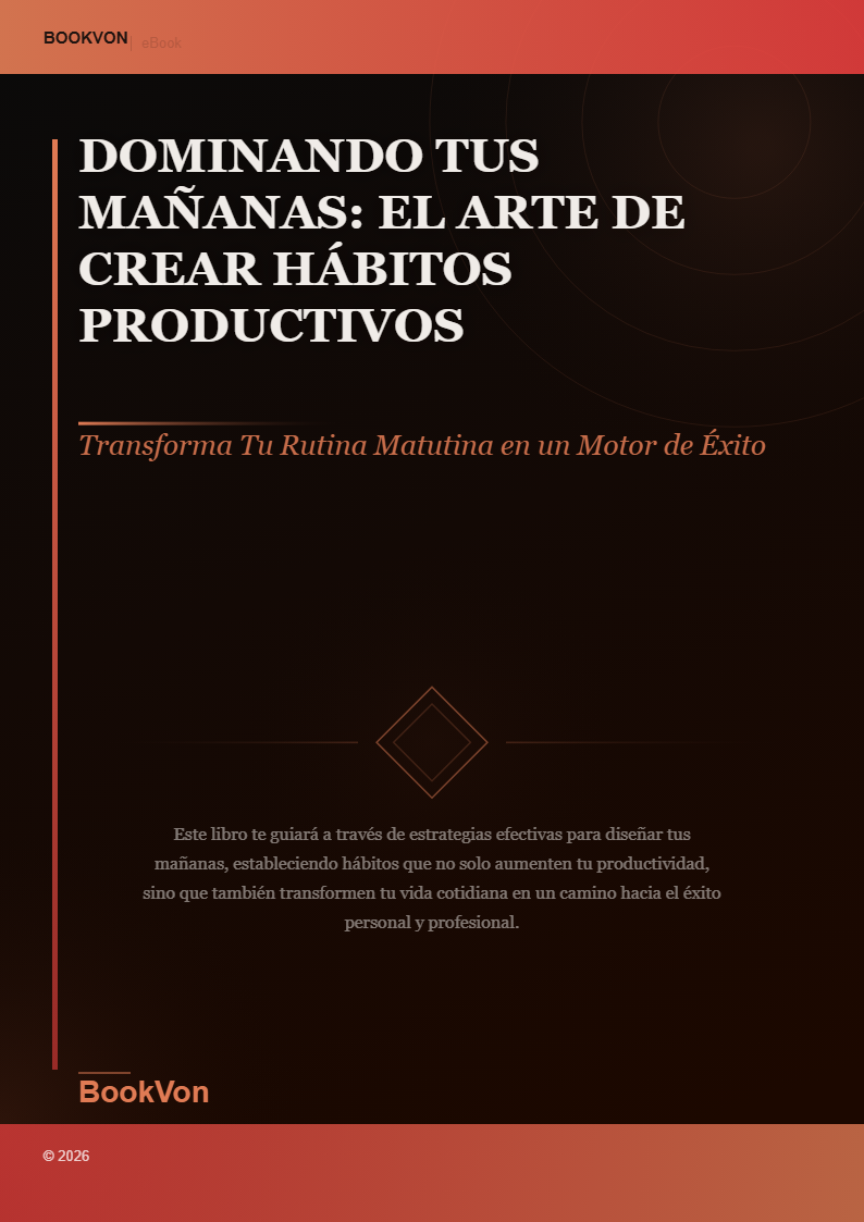 Dominando Tus Mañanas: El Arte de Crear Hábitos Productivos