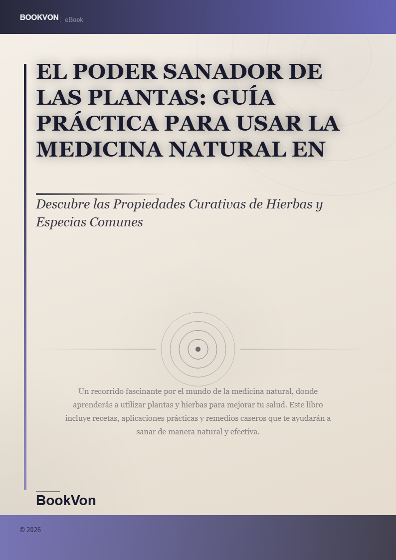 El Poder Sanador de las Plantas: Guía Práctica para Usar la Medicina Natural en Casa