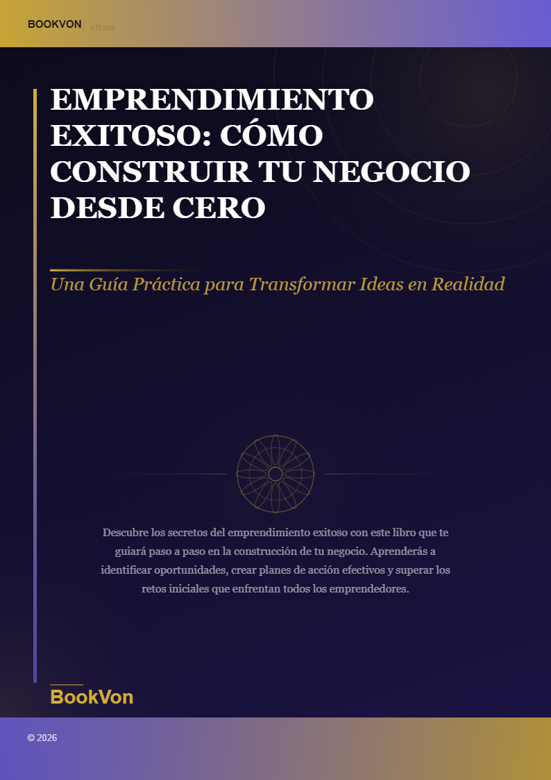 Emprendimiento Exitoso: Cómo Construir Tu Negocio desde Cero