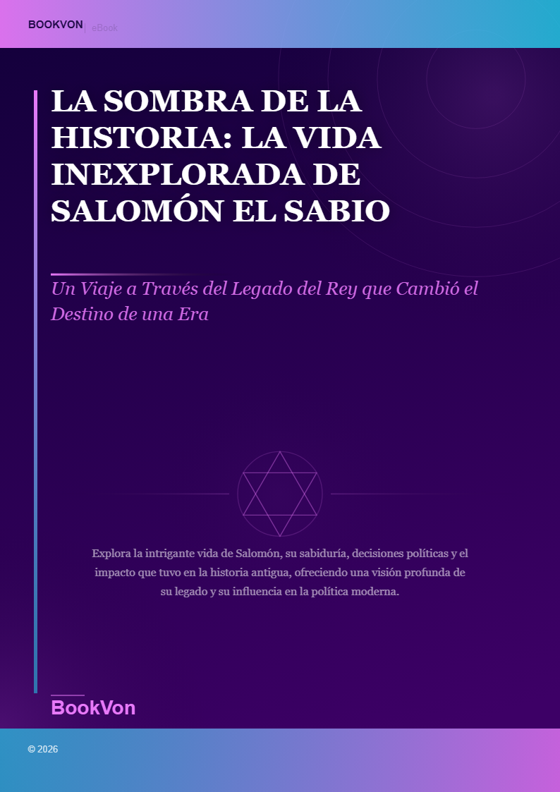 La Sombra de la Historia: La Vida Inexplorada de Salomón el Sabio