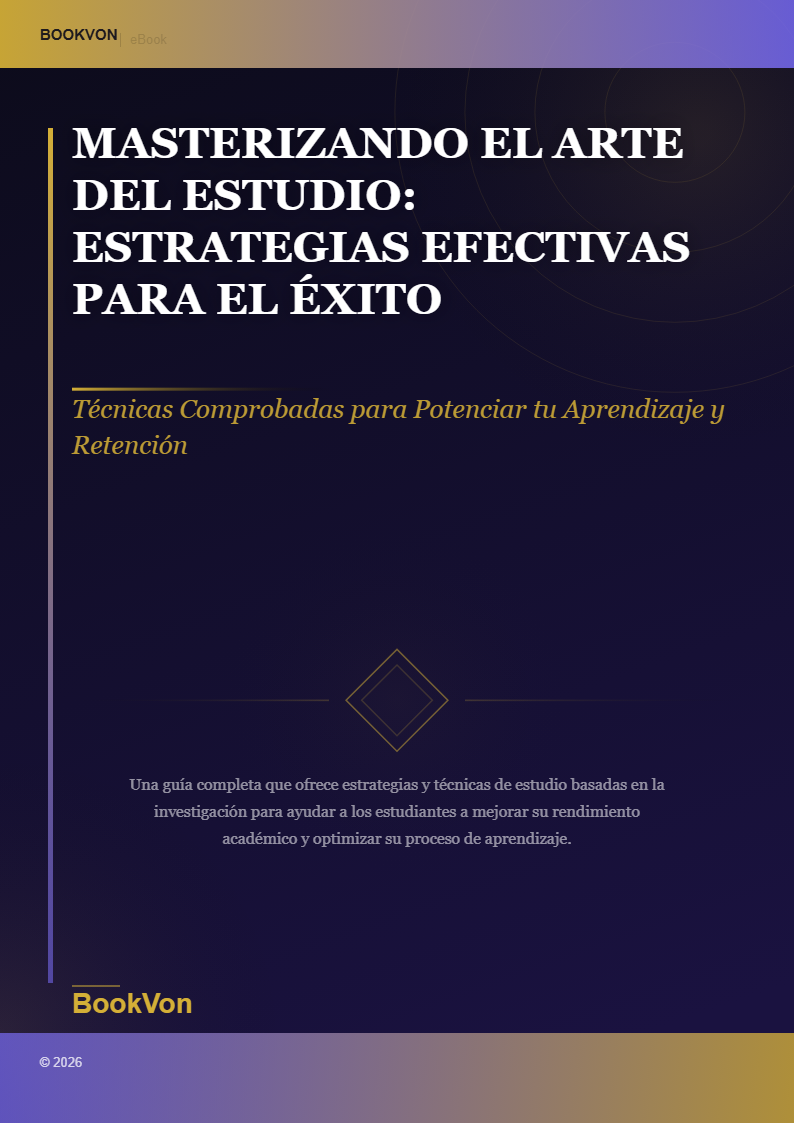 Masterizando el Arte del Estudio: Estrategias Efectivas para el Éxito Académico