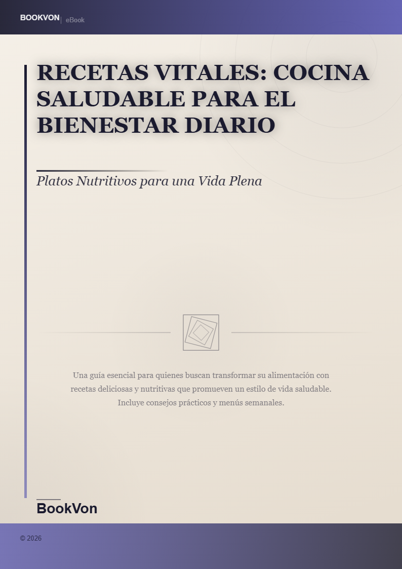 Recetas Vitales: Cocina Saludable para el Bienestar Diario