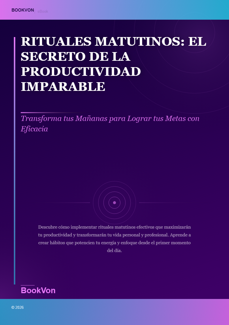 Rituales Matutinos: El Secreto de la Productividad Imparable