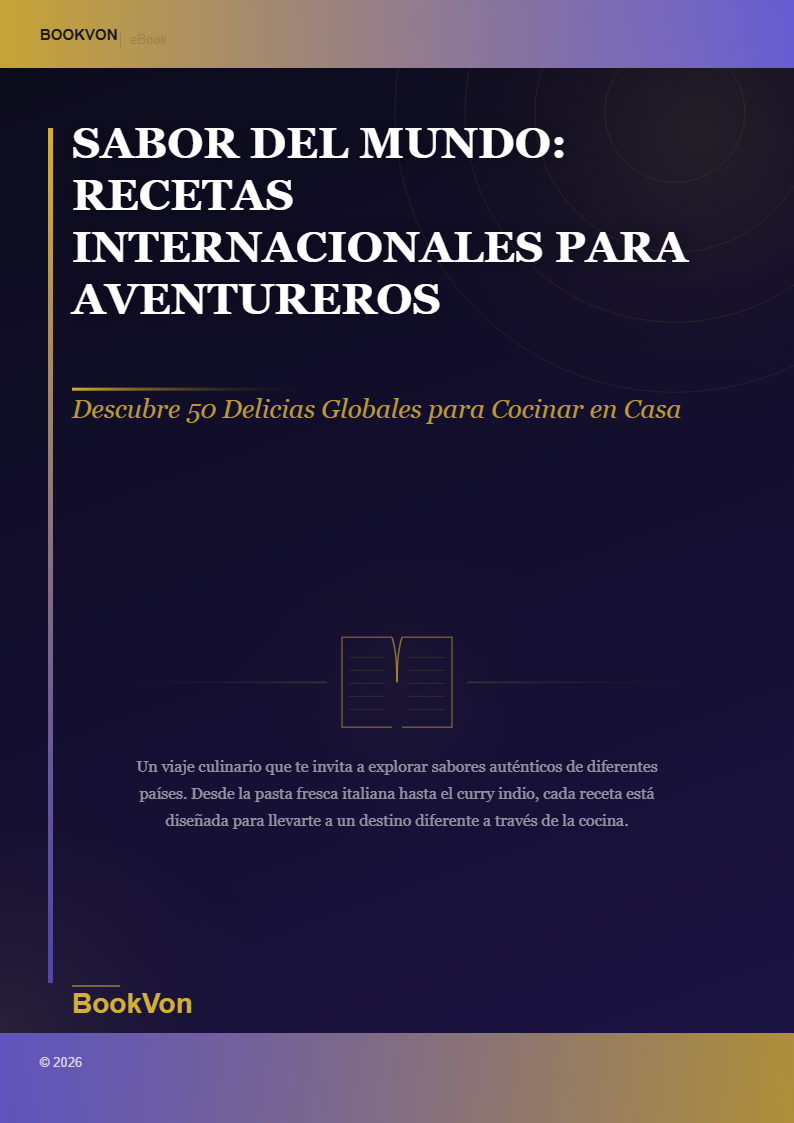 Sabor del Mundo: Recetas Internacionales para Aventureros Culinarios