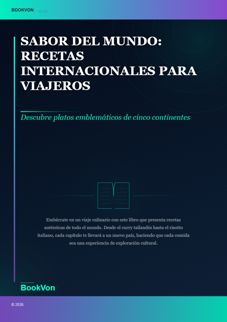 Sabor del Mundo: Recetas Internacionales para Viajeros Gastronómicos