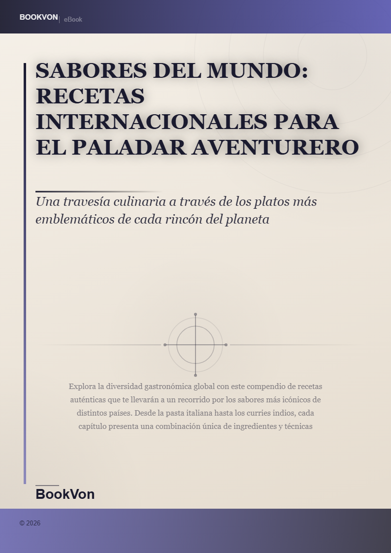 Sabores del Mundo: Recetas Internacionales para El Paladar Aventurero