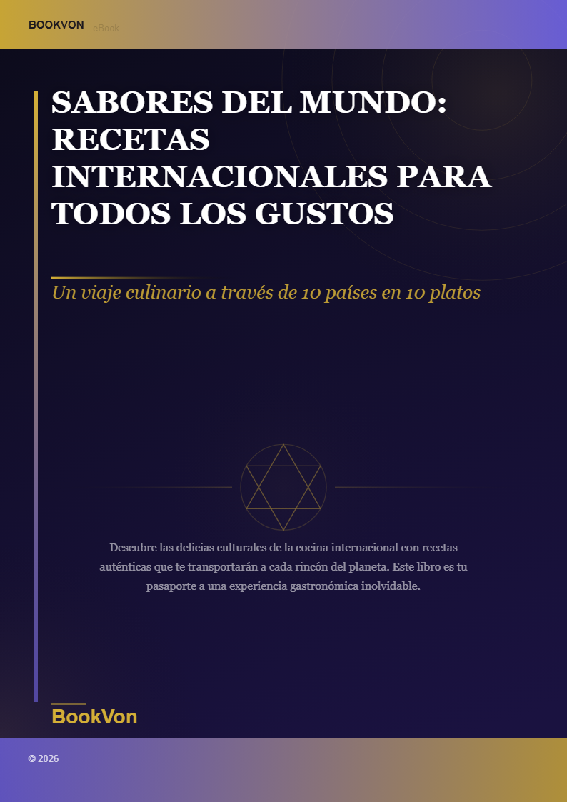 Sabores del Mundo: Recetas Internacionales para Todos los Gustos
