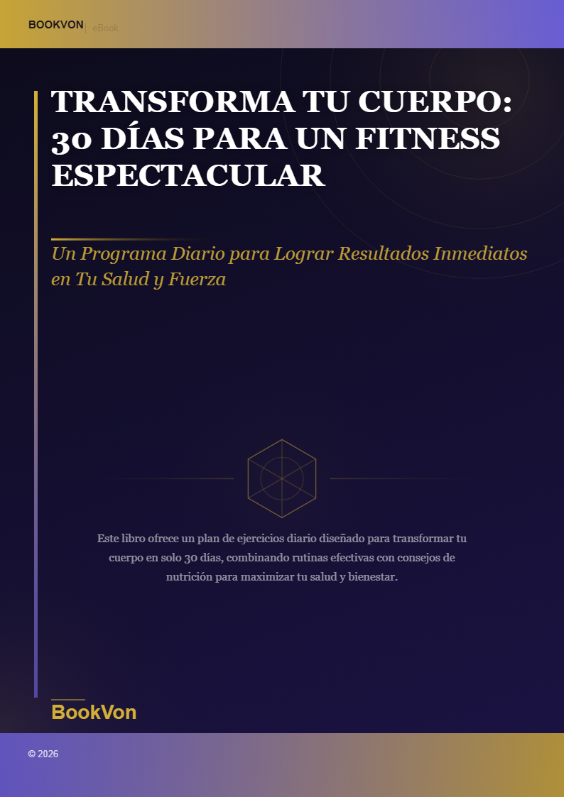 Transforma Tu Cuerpo: 30 Días Para un Fitness Espectacular