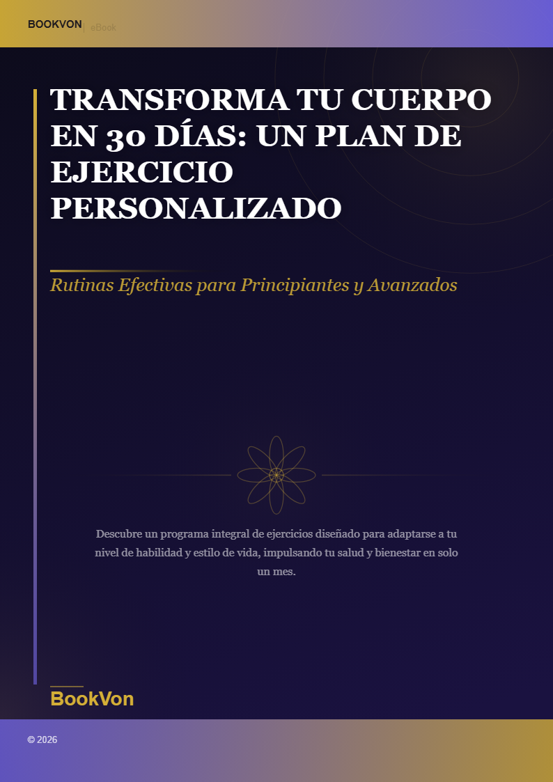 Transforma tu Cuerpo en 30 Días: Un Plan de Ejercicio Personalizado