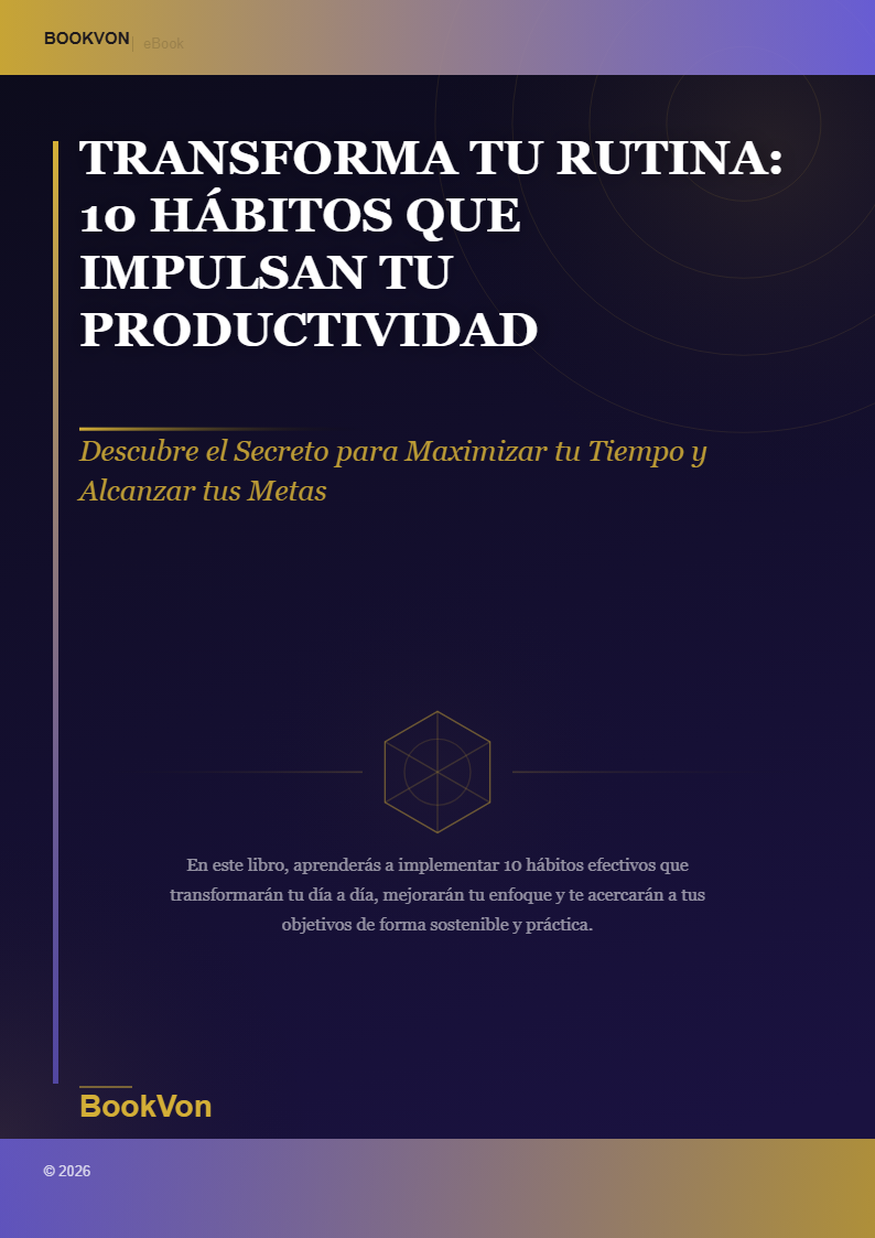 Transforma Tu Rutina: 10 Hábitos Que Impulsan Tu Productividad