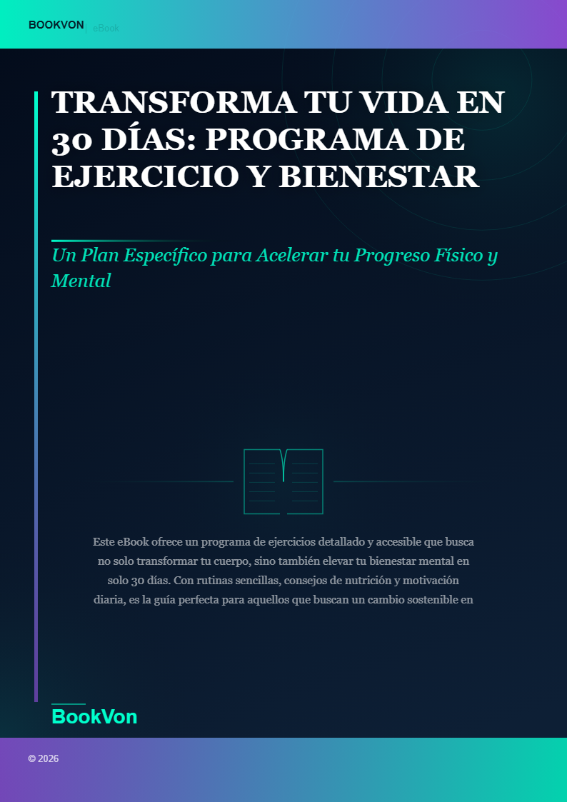 Transforma Tu Vida en 30 Días: Programa de Ejercicio y Bienestar